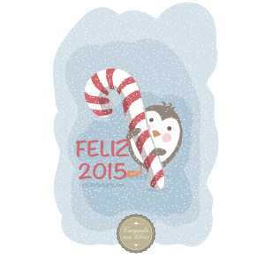 Feliz 2015 Cargada con libros