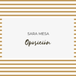 Oposición de Sara Mesa